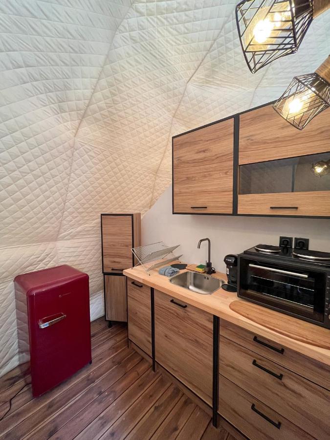 Manna Gea Glamping Domes Hotel Vónitsa Ngoại thất bức ảnh