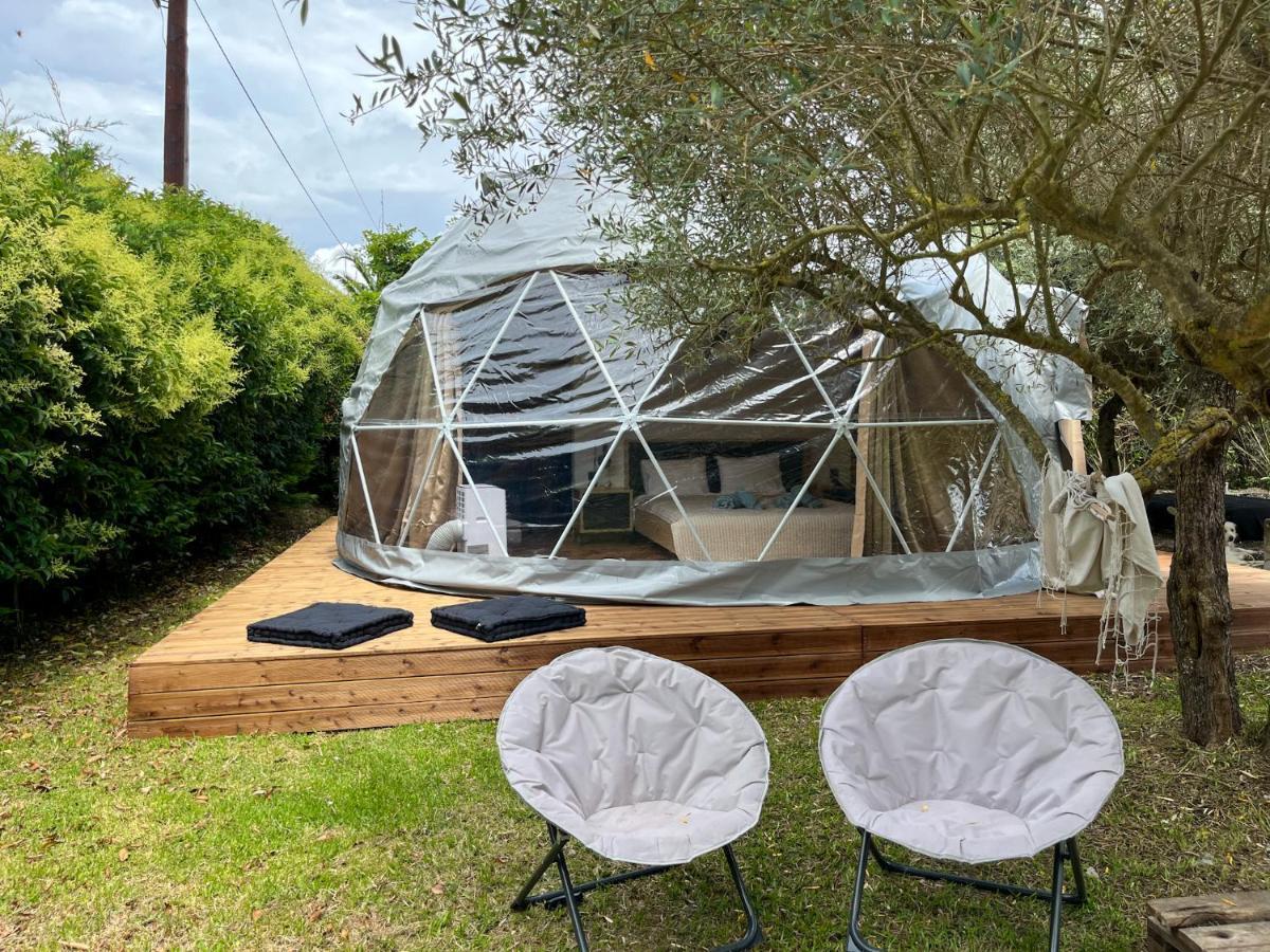 Manna Gea Glamping Domes Hotel Vónitsa Ngoại thất bức ảnh